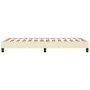 Cream synthetic leather bed frame 80x200 cm by vidaXL, Beds and slatted bases - Ref: Foro24-346870, Price: 75,87 €, Discount: %