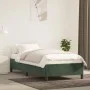 Bettgestell aus grünem Samt, 90 x 190 cm von vidaXL, Betten und Lattenroste - Ref: Foro24-347297, Preis: 86,21 €, Rabatt: %