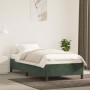 Bettgestell aus grünem Samt, 90 x 190 cm von vidaXL, Betten und Lattenroste - Ref: Foro24-347297, Preis: 87,99 €, Rabatt: %