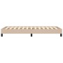Bettgestell aus Cappuccino-Kunstleder, 100 x 200 cm von vidaXL, Betten und Lattenroste - Ref: Foro24-346891, Preis: 92,95 €, ...
