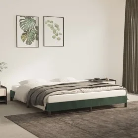 Bettgestell aus grünem Samt, 180 x 200 cm von vidaXL, Betten und Lattenroste - Ref: Foro24-346991, Preis: 114,99 €, Rabatt: %