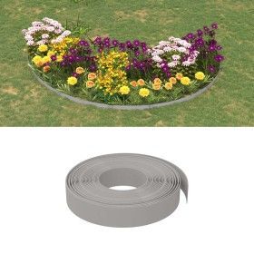 Borduras de jardín 5 uds polietileno gris 10 m 10 cm by vidaXL, Garden edging and edging - Ref: Foro24-3155431, Price: 73,62 ...