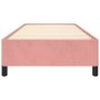 Estructura de cama de terciopelo rosa 100x200 cm de vidaXL, Camas y somieres - Ref: Foro24-347311, Precio: 83,33 €, Descuento: %
