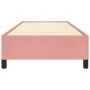 Pink velvet bed frame 100x200 cm by vidaXL, Beds and slatted bases - Ref: Foro24-347311, Price: 82,29 €, Discount: %