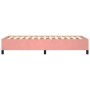 Estructura de cama de terciopelo rosa 100x200 cm de vidaXL, Camas y somieres - Ref: Foro24-347311, Precio: 83,33 €, Descuento: %