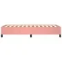 Pink velvet bed frame 100x200 cm by vidaXL, Beds and slatted bases - Ref: Foro24-347311, Price: 82,29 €, Discount: %