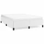 White synthetic leather bed frame 140x200 cm by vidaXL, Beds and slatted bases - Ref: Foro24-347252, Price: 108,13 €, Discoun...