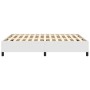 Bettgestell aus weißem Kunstleder, 140 x 200 cm von vidaXL, Betten und Lattenroste - Ref: Foro24-347252, Preis: 109,21 €, Rab...