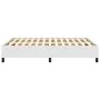 White synthetic leather bed frame 140x200 cm by vidaXL, Beds and slatted bases - Ref: Foro24-347252, Price: 108,13 €, Discoun...
