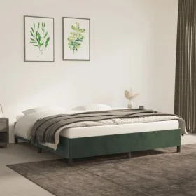 Bettgestell aus grünem Samt, 180 x 200 cm von vidaXL, Betten und Lattenroste - Ref: Foro24-347339, Preis: 155,05 €, Rabatt: %