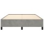 Estructura de cama de terciopelo gris claro 140x200 cm de vidaXL, Camas y somieres - Ref: Foro24-347324, Precio: 109,41 €, De...
