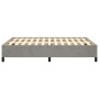 Estructura de cama de terciopelo gris claro 140x200 cm de vidaXL, Camas y somieres - Ref: Foro24-347324, Precio: 109,41 €, De...