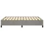 Light gray velvet bed frame 140x200 cm by vidaXL, Beds and slatted bases - Ref: Foro24-347324, Price: 107,93 €, Discount: %