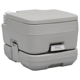Portable camping toilet gray 10 + 10 L by vidaXL, Urinals and portable toilets - Ref: Foro24-30136, Price: 95,38 €, Discount: %