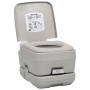 Tragbare Campingtoilette grau 10 + 10 L von vidaXL, Urinale und mobile Toiletten - Ref: Foro24-30136, Preis: 101,48 €, Rabatt: %