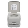Tragbare Campingtoilette grau 10 + 10 L von vidaXL, Urinale und mobile Toiletten - Ref: Foro24-30136, Preis: 101,48 €, Rabatt: %