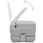 Portable camping toilet gray 10 + 10 L by vidaXL, Urinals and portable toilets - Ref: Foro24-30136, Price: 95,38 €, Discount: %