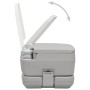 Tragbare Campingtoilette grau 10 + 10 L von vidaXL, Urinale und mobile Toiletten - Ref: Foro24-30136, Preis: 101,48 €, Rabatt: %
