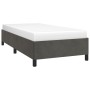 Estructura de cama de terciopelo gris oscuro 80x200 cm de vidaXL, Camas y somieres - Ref: Foro24-347289, Precio: 90,33 €, Des...