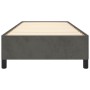 Estructura de cama de terciopelo gris oscuro 80x200 cm de vidaXL, Camas y somieres - Ref: Foro24-347289, Precio: 90,33 €, Des...