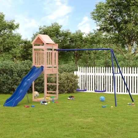 Outdoor solid Douglas wood playground by vidaXL, Swings and play structures - Ref: Foro24-3156953, Price: 316,33 €, Discount: %