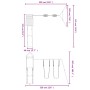 Douglasie Massivholz Spielplatz im Freien von vidaXL, Schaukeln und Spielgeräte - Ref: Foro24-3156953, Preis: 320,14 €, Rabat...