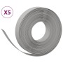 Borduras de jardín 5 uds polietileno gris 10 m 10 cm by vidaXL, Garden edging and edging - Ref: Foro24-3155431, Price: 73,62 ...