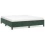 Estructura de cama de terciopelo verde 160x200 cm de vidaXL, Camas y somieres - Ref: Foro24-347333, Precio: 133,58 €, Descuen...