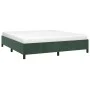 Estructura de cama de terciopelo verde 160x200 cm de vidaXL, Camas y somieres - Ref: Foro24-347333, Precio: 133,58 €, Descuen...