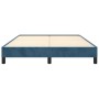 Blue velvet bed frame 140x200 cm by vidaXL, Beds and slatted bases - Ref: Foro24-346980, Price: 112,54 €, Discount: %