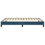 Blue velvet bed frame 140x200 cm by vidaXL, Beds and slatted bases - Ref: Foro24-346980, Price: 112,54 €, Discount: %