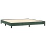 Estructura de cama de terciopelo verde 200x200 cm
