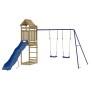 Spielplatz im Freien aus imprägniertem Kiefernholz von vidaXL, Schaukeln und Spielgeräte - Ref: Foro24-3156954, Preis: 351,48...