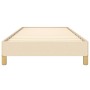 Estructura de cama de tela color crema 80x200 cm de vidaXL, Camas y somieres - Ref: Foro24-346775, Precio: 75,12 €, Descuento: %