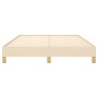 Cream fabric bed frame 160x200 cm by vidaXL, Beds and slatted bases - Ref: Foro24-346831, Price: 110,52 €, Discount: %