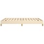Cream fabric bed frame 160x200 cm by vidaXL, Beds and slatted bases - Ref: Foro24-346831, Price: 110,52 €, Discount: %