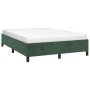 Bettgestell aus grünem Samt, 140 x 190 cm von vidaXL, Betten und Lattenroste - Ref: Foro24-347321, Preis: 121,69 €, Rabatt: %