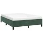 Green velvet bed frame 140x190 cm by vidaXL, Beds and slatted bases - Ref: Foro24-347321, Price: 116,50 €, Discount: %