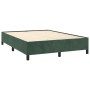 Bettgestell aus grünem Samt, 140 x 190 cm von vidaXL, Betten und Lattenroste - Ref: Foro24-347321, Preis: 121,69 €, Rabatt: %