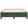 Bettgestell aus grünem Samt, 140 x 190 cm von vidaXL, Betten und Lattenroste - Ref: Foro24-347321, Preis: 121,69 €, Rabatt: %