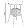 Mesita y sillas jardín 3 pzas y cojines ratán sintético negro by vidaXL, Garden sets - Ref: Foro24-3187426, Price: 203,97 €, ...