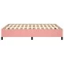 Pink velvet bed frame 140x190 cm by vidaXL, Beds and slatted bases - Ref: Foro24-347323, Price: 120,53 €, Discount: %