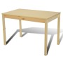 Esstisch und 4 naturfarbene Holzstühle von vidaXL, Möbelsets für Küchen und Esszimmer - Ref: Foro24-241220, Preis: 261,05 €, ...