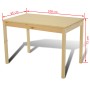Esstisch und 4 naturfarbene Holzstühle von vidaXL, Möbelsets für Küchen und Esszimmer - Ref: Foro24-241220, Preis: 261,05 €, ...