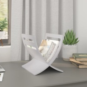 Revistero de madera de pie blanco de vidaXL, Revisteros - Ref: Foro24-241219, Precio: 27,67 €, Descuento: %
