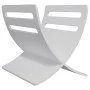 White standing wooden magazine rack by vidaXL, Magazine racks - Ref: Foro24-241219, Price: 28,22 €, Discount: %