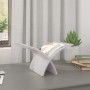 Weißer stehender Zeitschriftenständer aus Holz von vidaXL, Zeitschriftenständer - Ref: Foro24-241219, Preis: 27,67 €, Rabatt: %