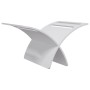 White standing wooden magazine rack by vidaXL, Magazine racks - Ref: Foro24-241219, Price: 27,67 €, Discount: %