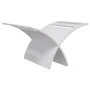White standing wooden magazine rack by vidaXL, Magazine racks - Ref: Foro24-241219, Price: 28,22 €, Discount: %