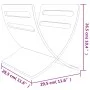 White standing wooden magazine rack by vidaXL, Magazine racks - Ref: Foro24-241219, Price: 28,22 €, Discount: %